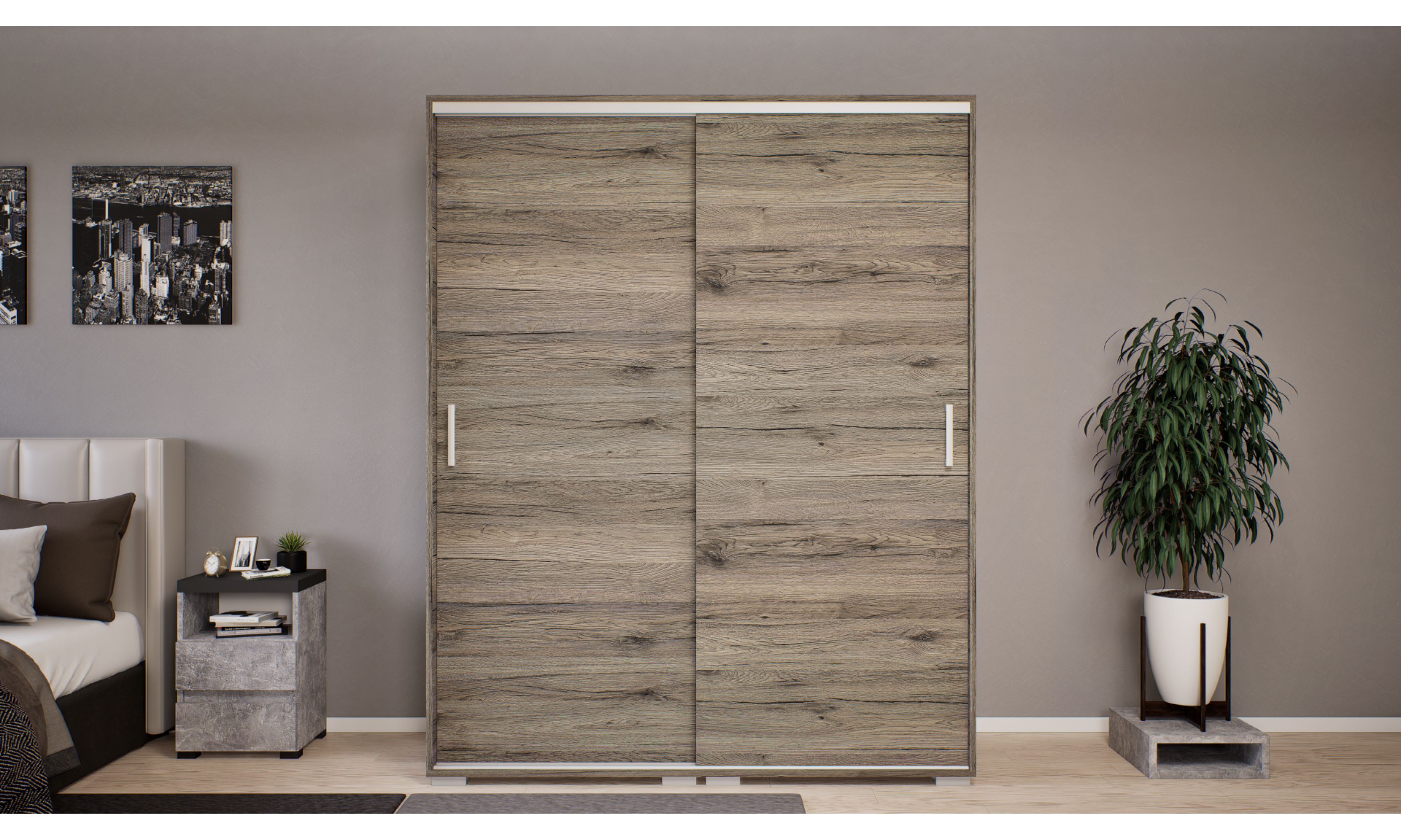 Memphis A tolóajtós gardrób 160 Memphis A tolóajtós gardrób 160