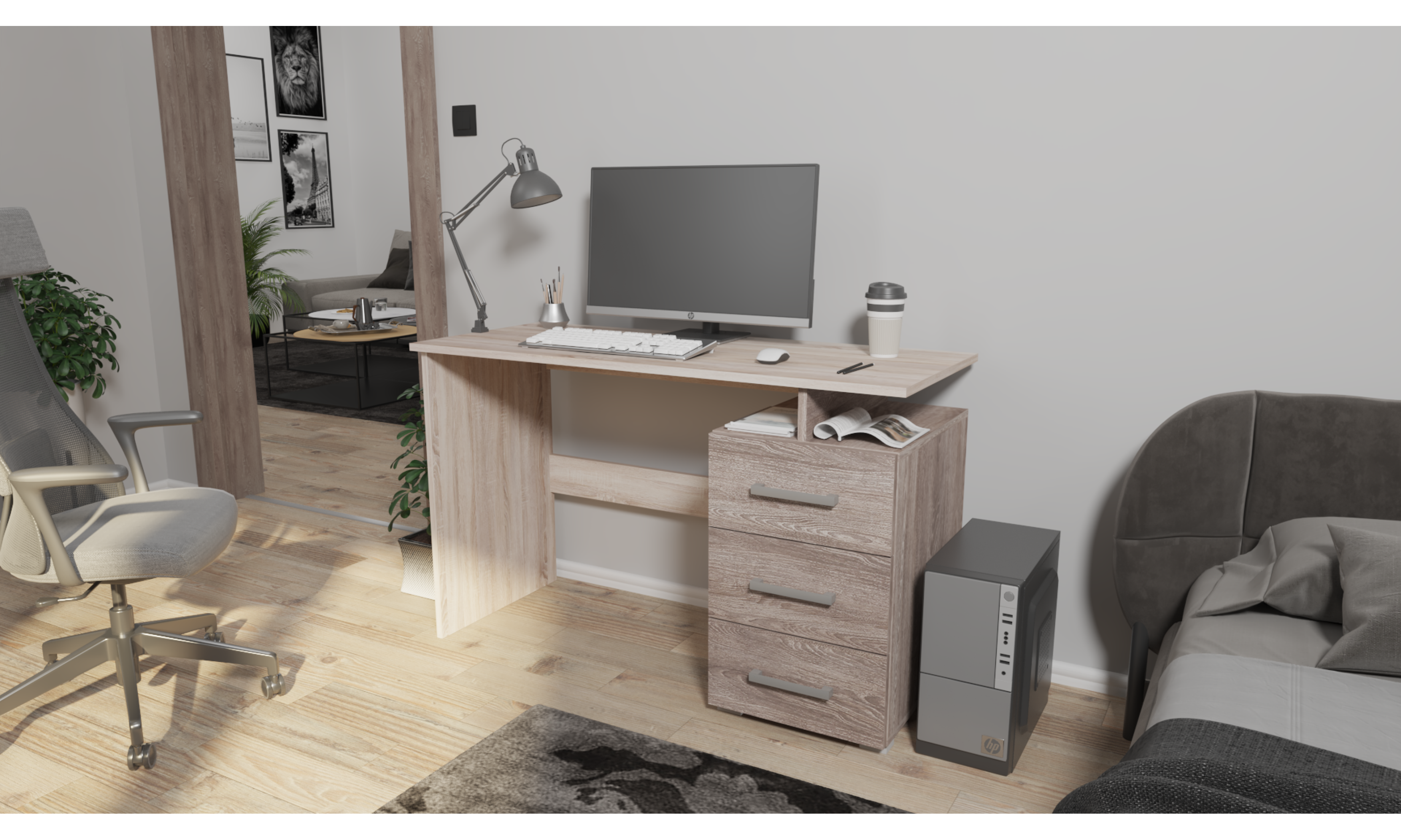 Íróasztal M2 120 x 50