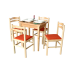 Micra szék Kicsi tulipános asztallal