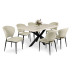Anett 6 személyes étkezőgarnitúra