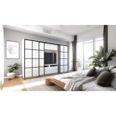 Rock TV-s tolóajtós gardrób 318