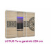 Lotus TV-s tolóajtós gardrób 239