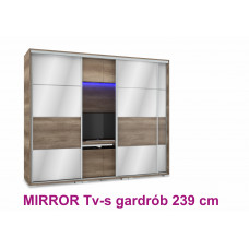 Mirror TV-s tolóajtós gardrób 239