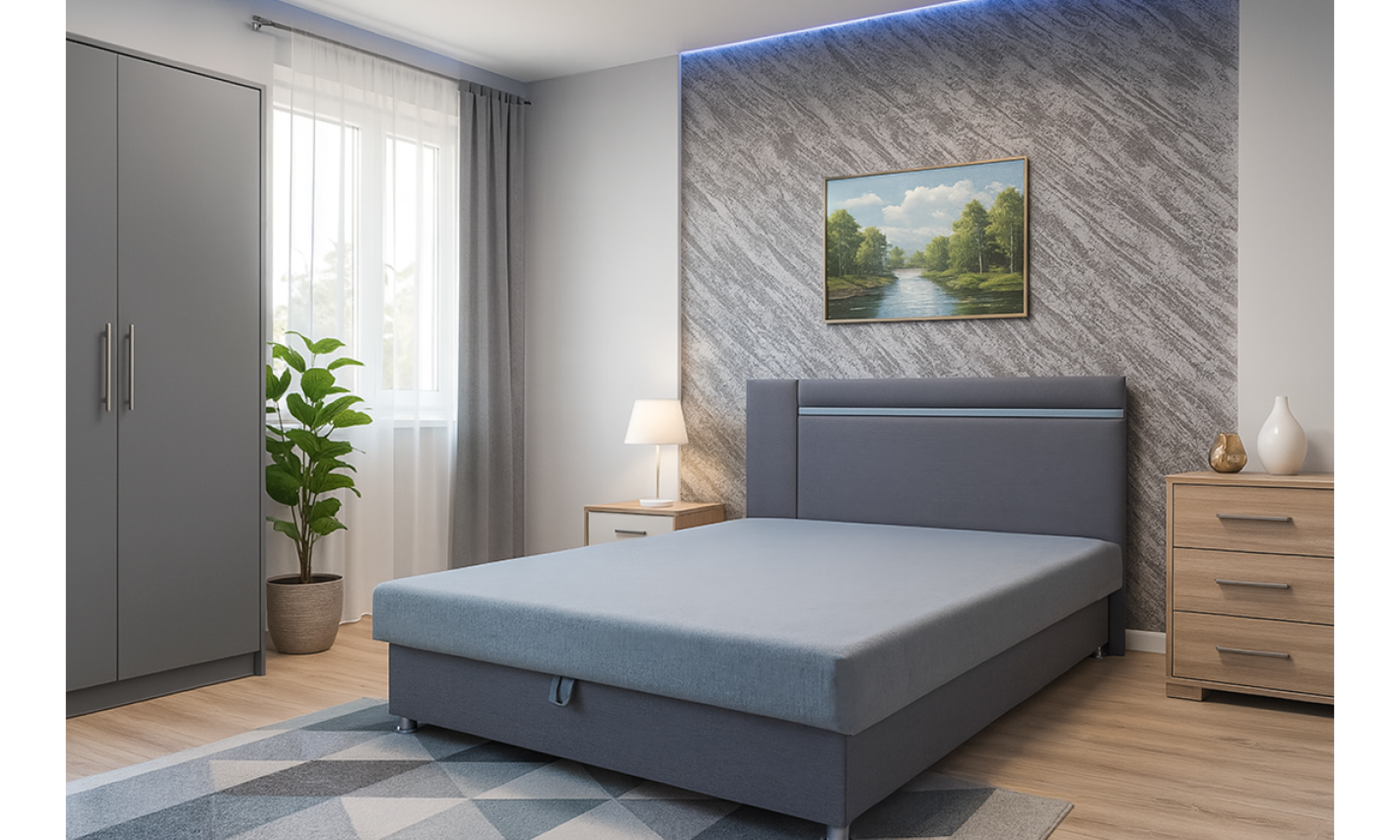 Varsó franciaágy Varsó franciaágy