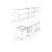 Babett konyhabútor 240/72,5 Babett konyhabútor 240/72,5
