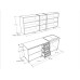 Csilla KL konyhabútor 200/72,5 lábon álló Csilla KL konyhabútor 200/72,5 lábon álló