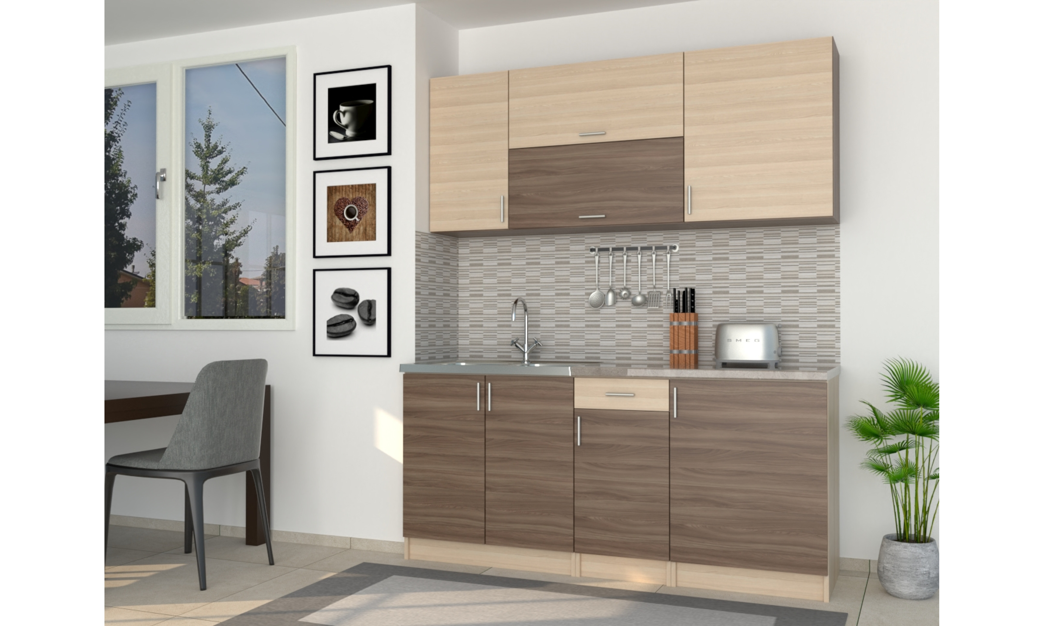 Evelin konyhabútor 180/72,5 Evelin konyhabútor 180/72,5