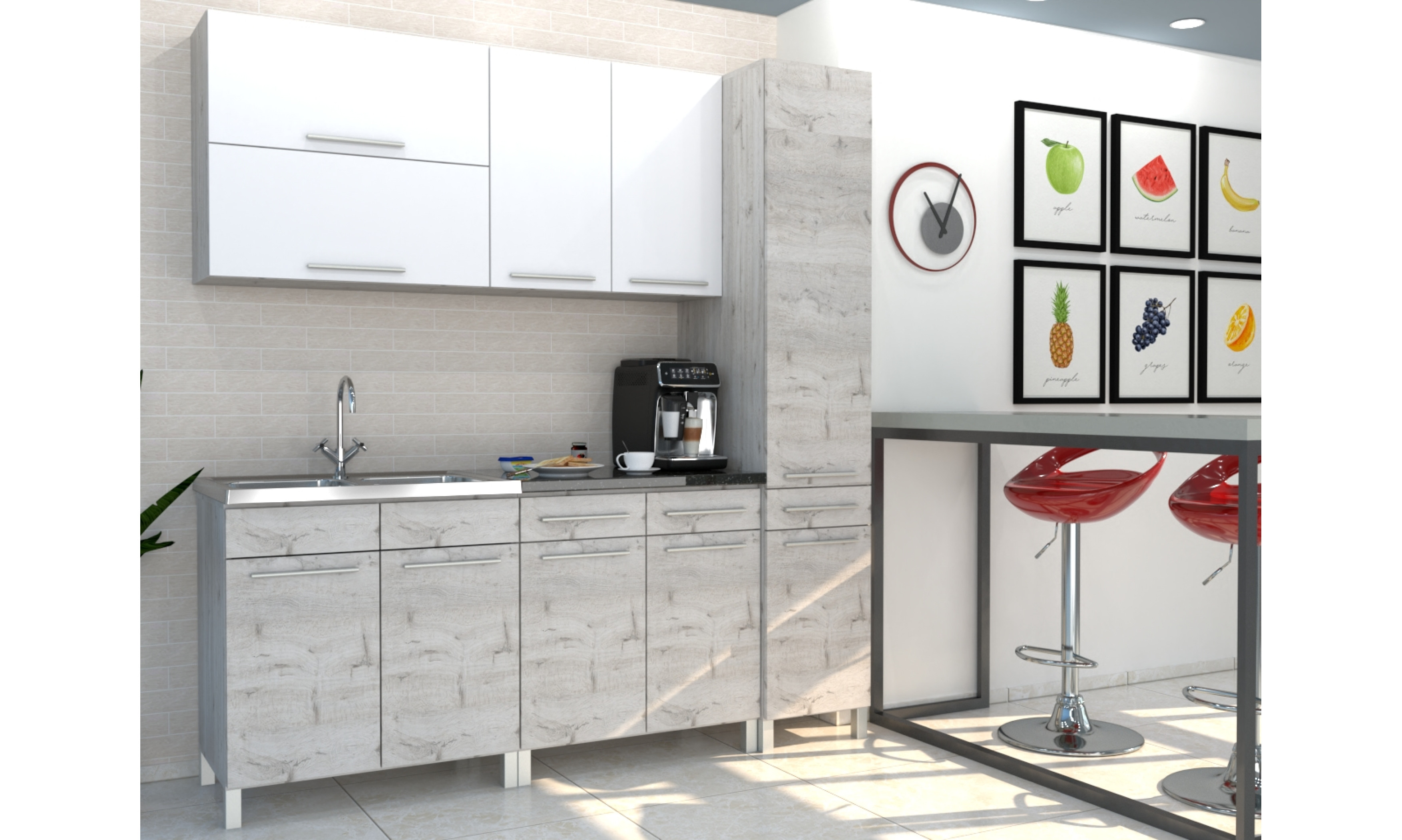 Mona konyhabútor 200/72,5 Mona konyhabútor 200/72,5